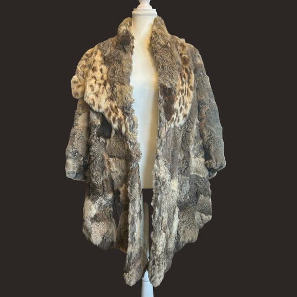 Vintage Rabbit Fur Cape - Picture 7 of 9